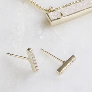 Kendra Scott Jon earrings gold NIB